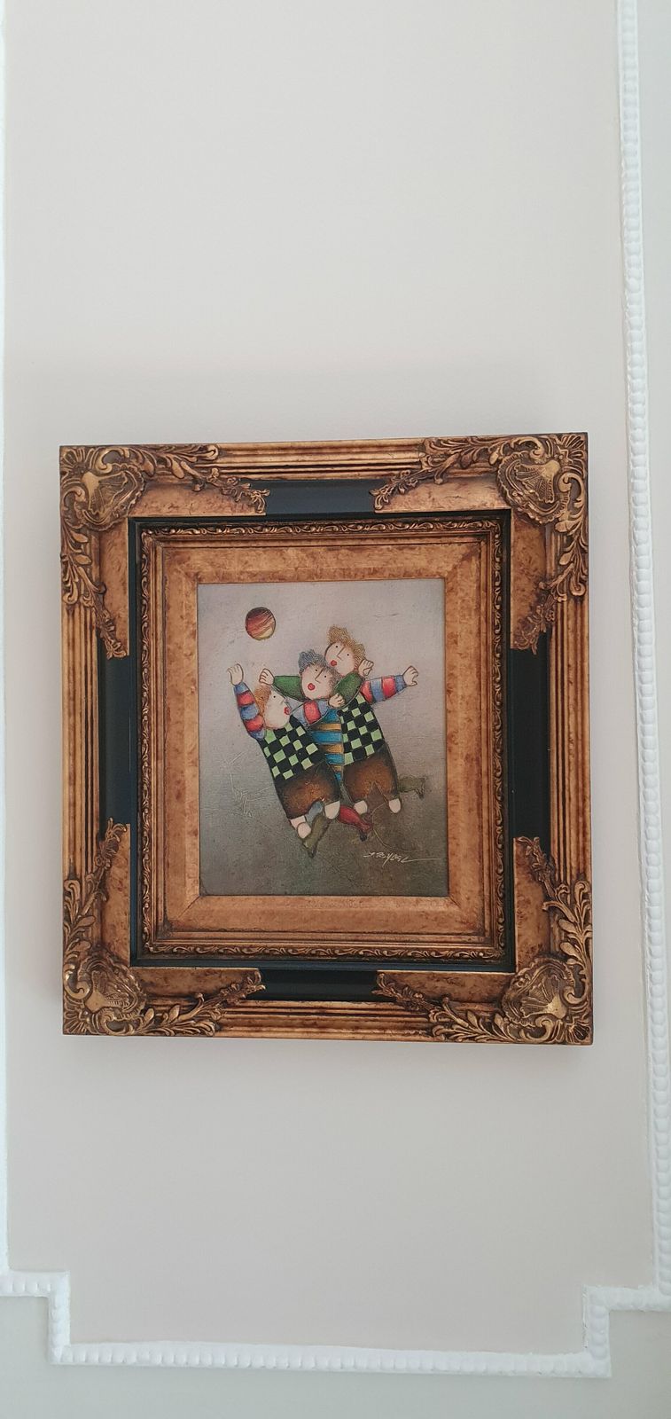 2 X Framed Oil Painting On Canvas By Joyce Roybal photo furniture