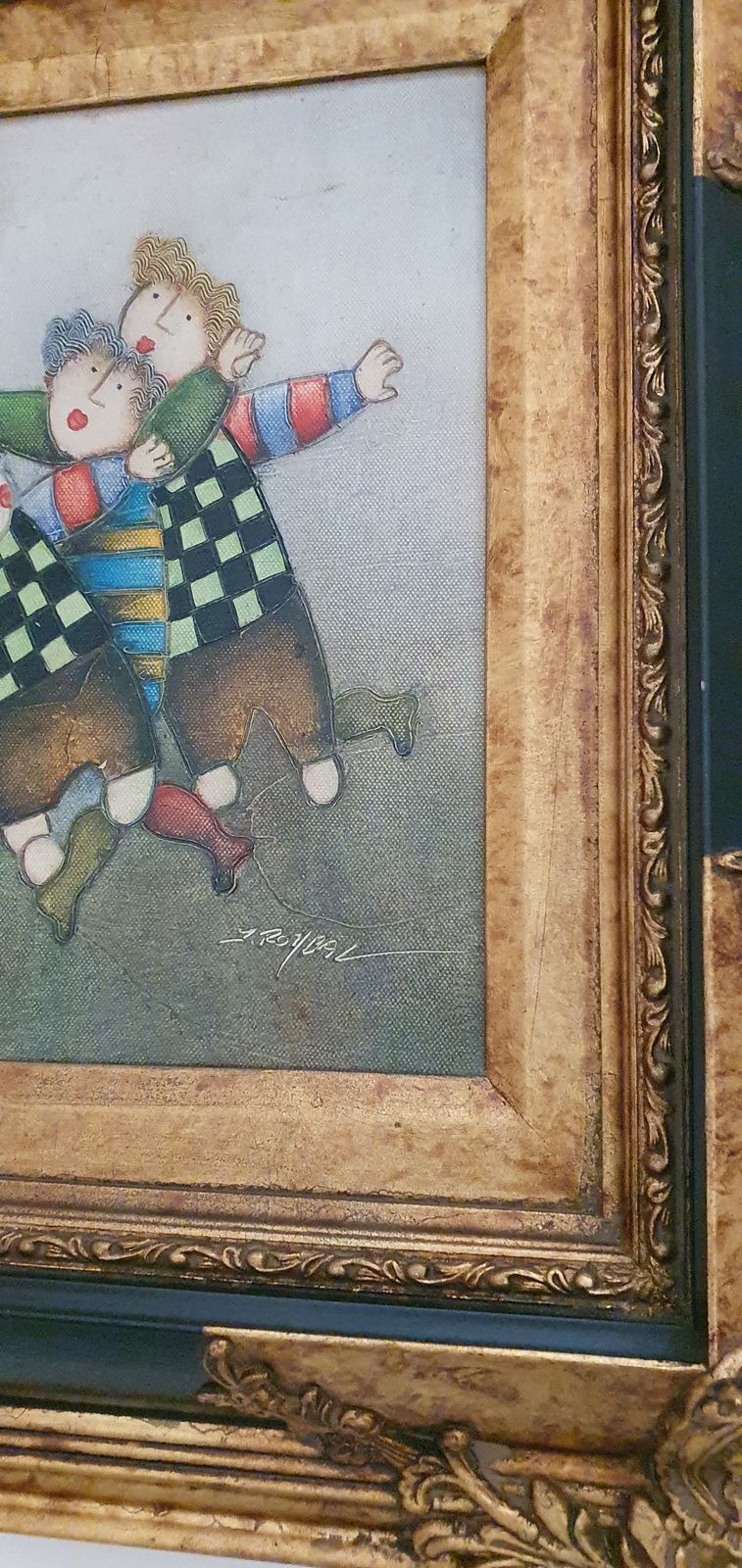 2 X Framed Oil Painting On Canvas By Joyce Roybal photo 999.0