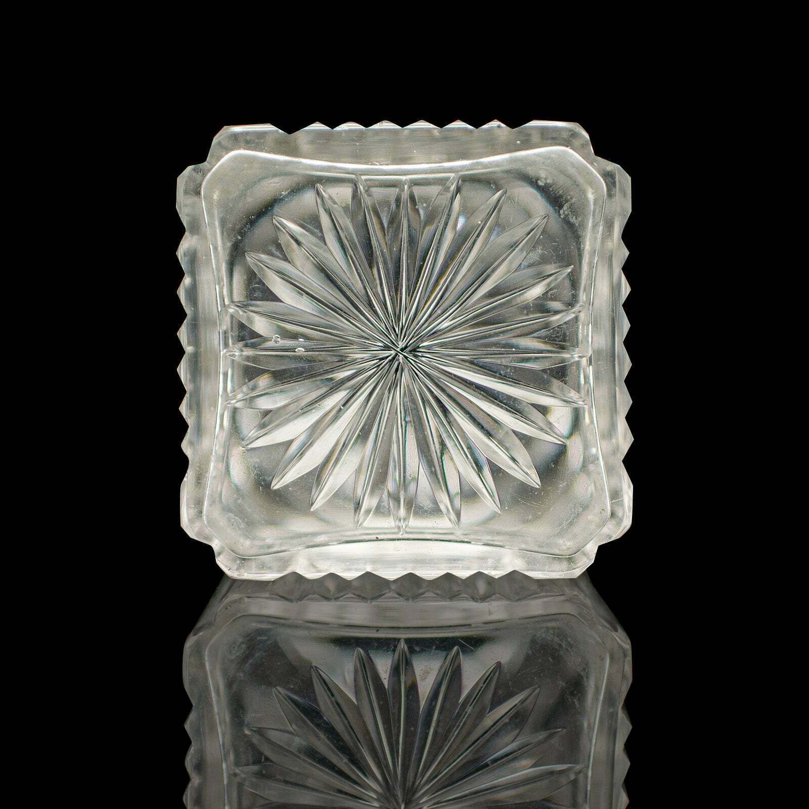 Home Decor Antique Decanter Service, English, Crystal Glass, Pair, Mappin & Webb, Edwardian photo