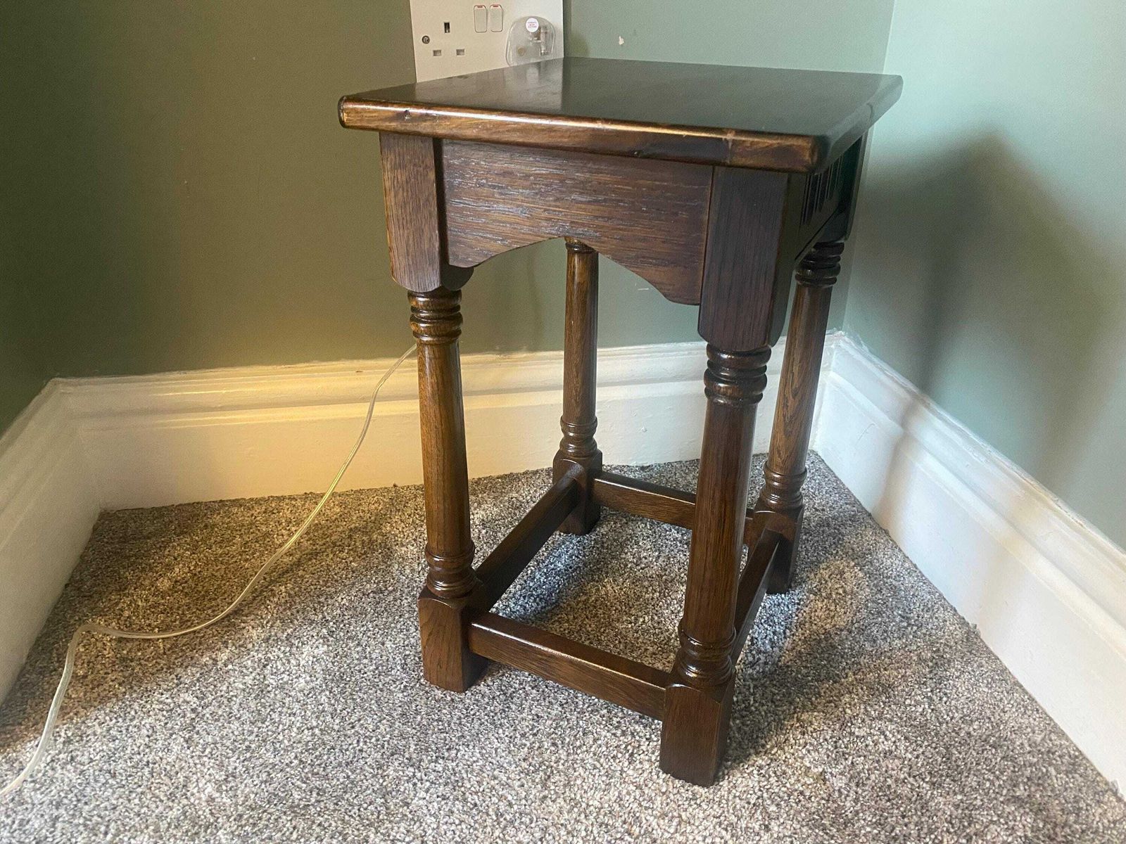 Antique Vintage Plant Stand, Side Table, Coffee Table, Occasional Table photo 55.0