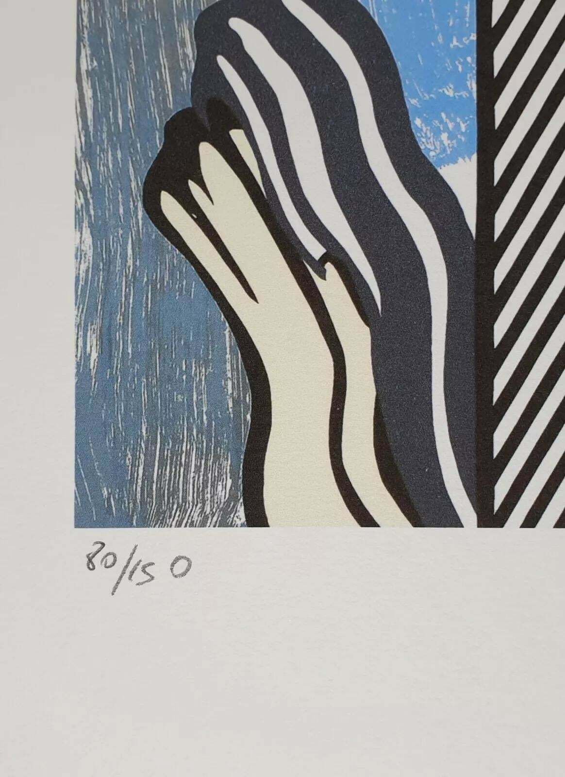 1980s Original Roy Lichtenstein "Two Paintings Dagwood," Limited Edition Lithograph photo for sale