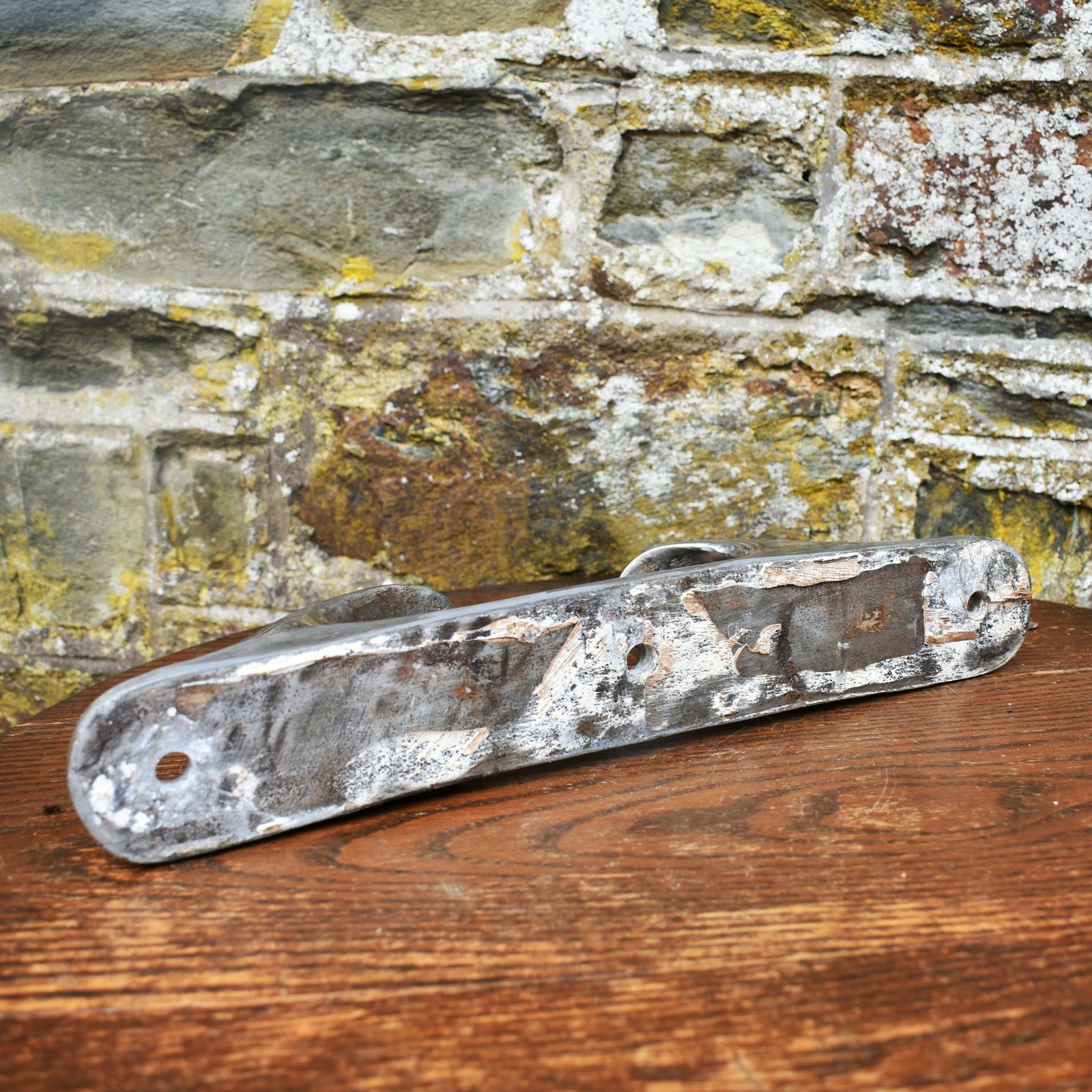 Home Decor Antique 1920s Salvage Nautilus Genova Heavy Chrome Yacht Boat Cleat With Screws photo