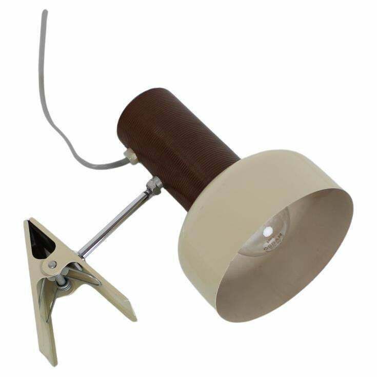 Attachable Table Lamp Designed By Hurka For Napako, 1970's, Czechoslovakia