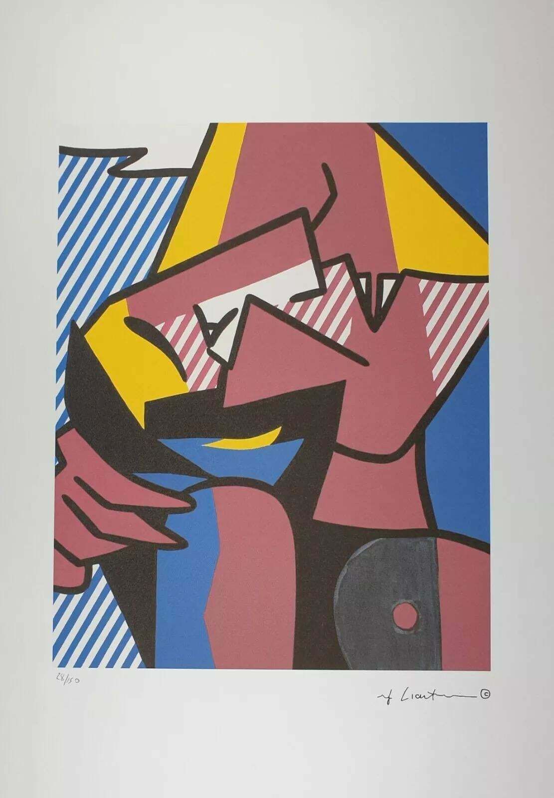 1980s Original Roy Lichtenstein "Despair" Limited Edition Lithograph