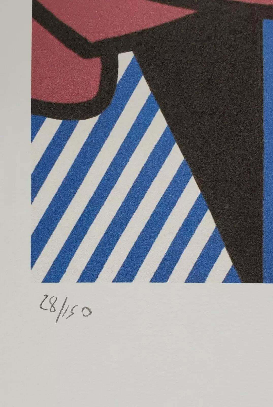 1980s Original Roy Lichtenstein "Despair" Limited Edition Lithograph photo for sale
