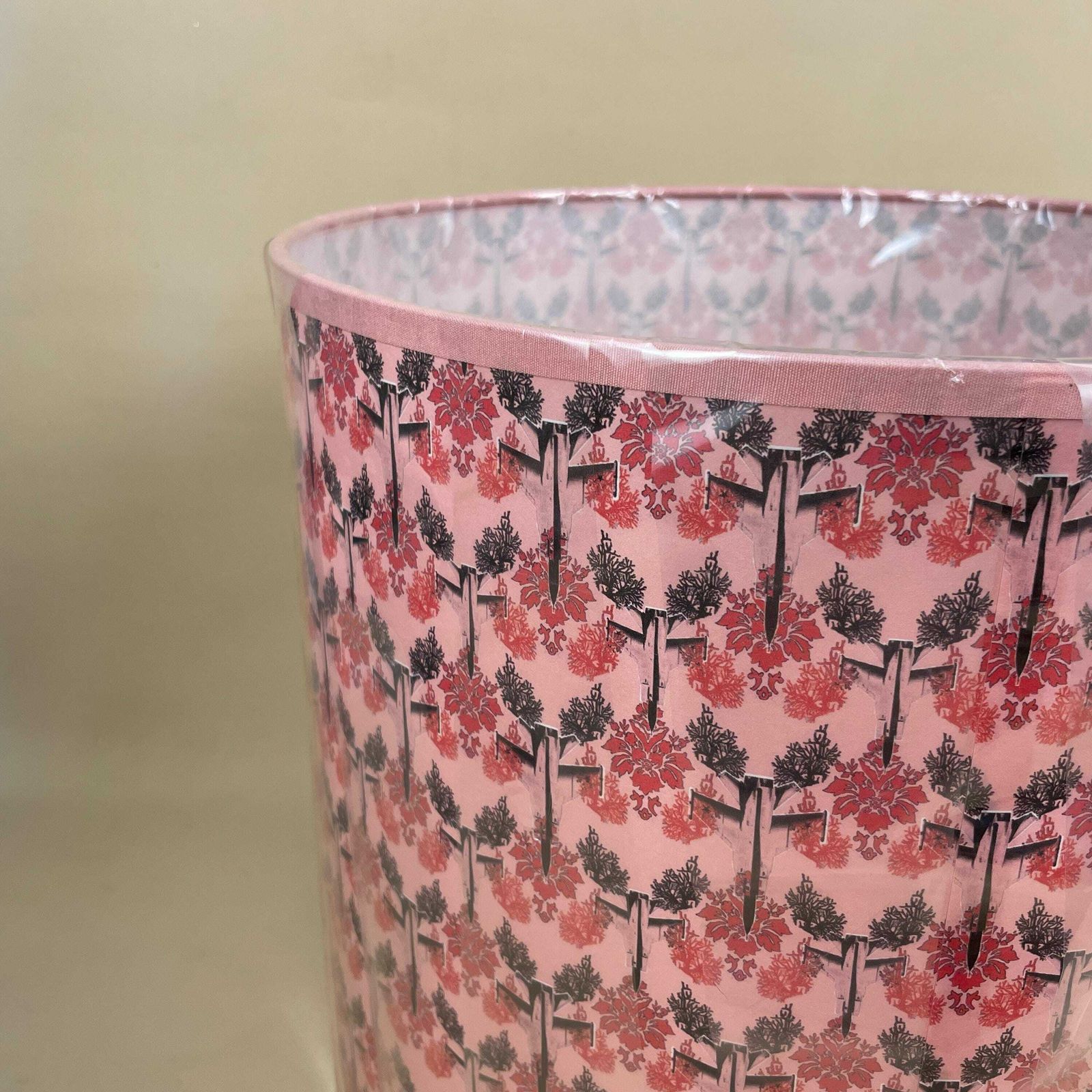 Jet Plane Themed Ceiling Shade Or Lamp Shade Light Shade Cylinder Drum Pink Red Brand New photo for sale