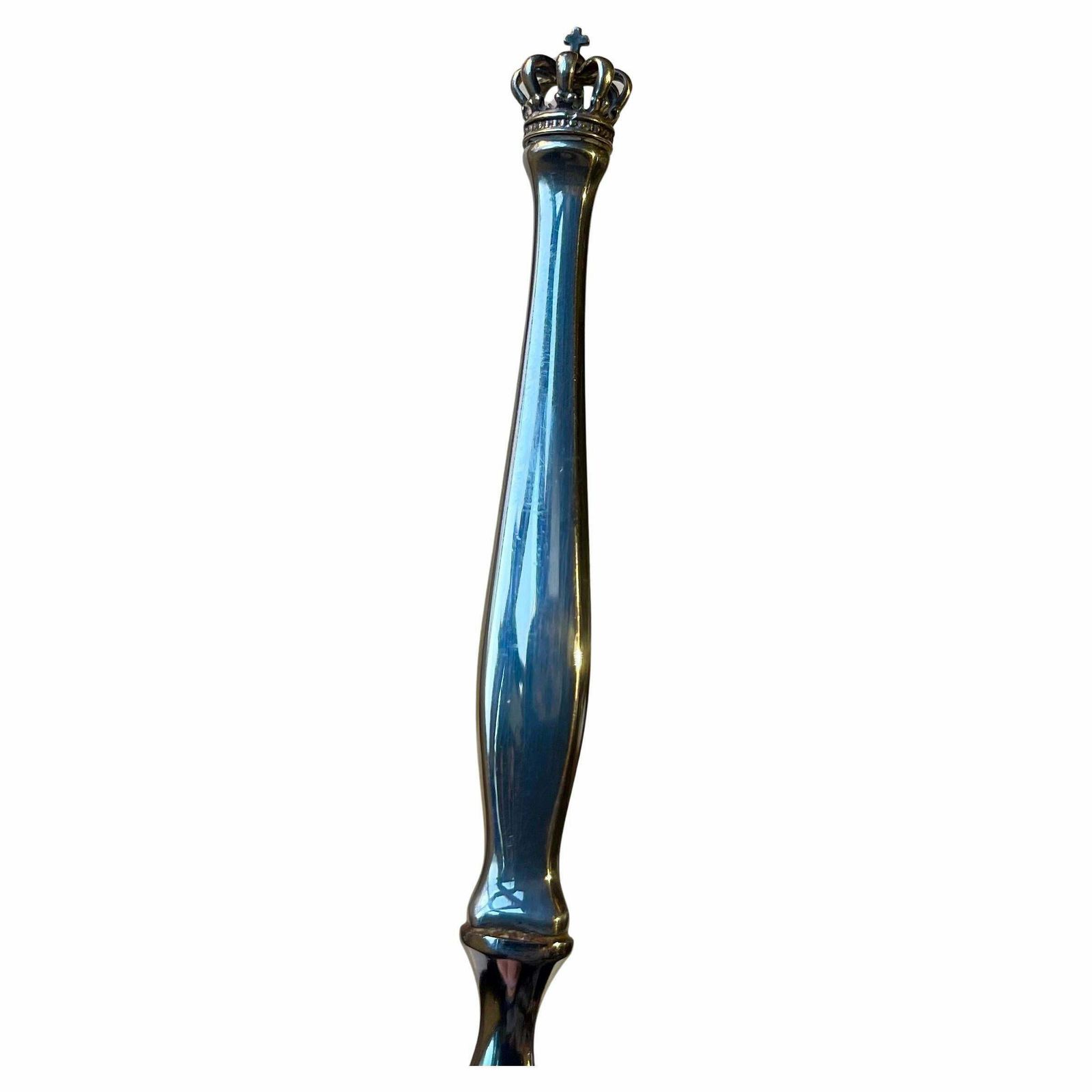 Danish Crown Letter Opener In Sterling Silver, 1930s