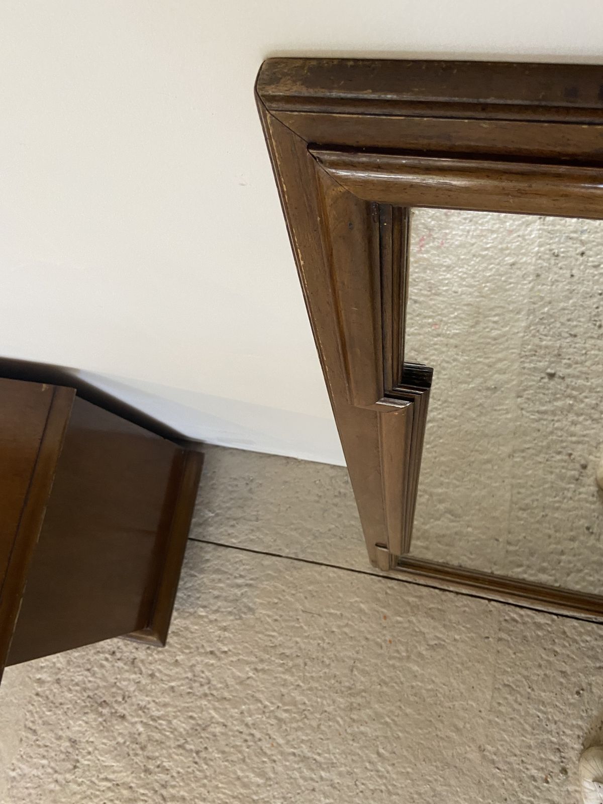 Rare Thomasville Late 60’s Bedroom Dresser & Mirror photo for sale