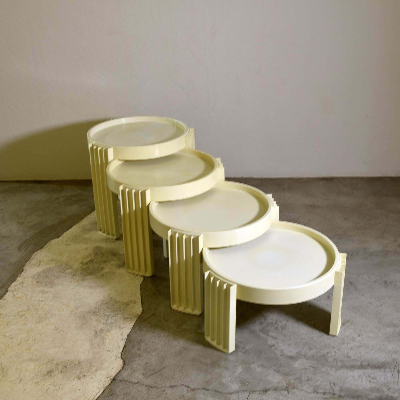 Gianfranco Frattini For Cassina Set Of Four Coffee Table Late 60s. photo 1480.0