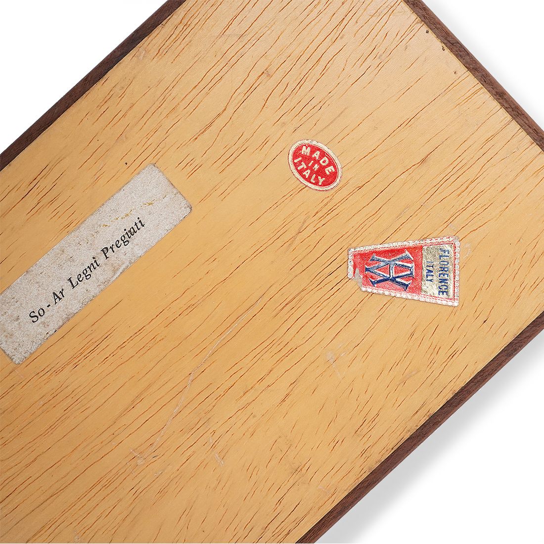 210.0 Wooden Box With Enameled Copper Lid, 1960s photo