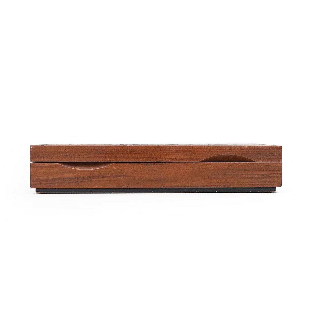 Wooden Box With Enameled Copper Lid, 1960s photo furniture