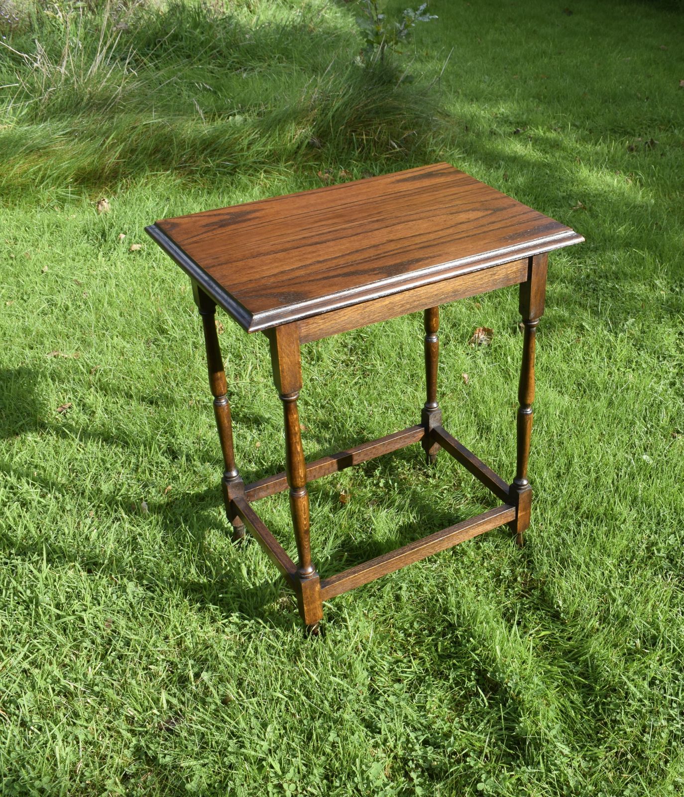 Early 20th Century Oak Lamp Table photo for sale