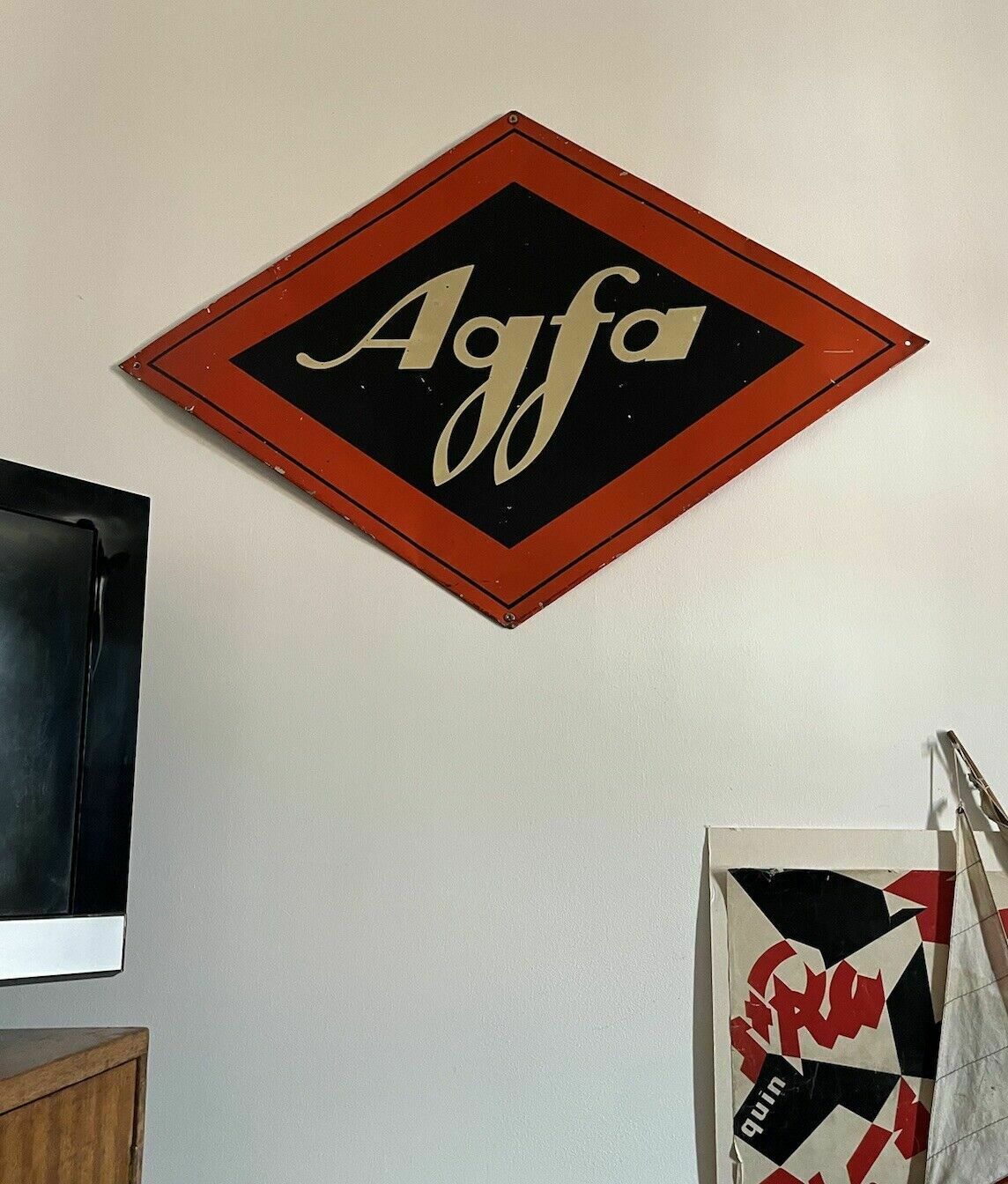 Agfa Vintage Photographic Sign
