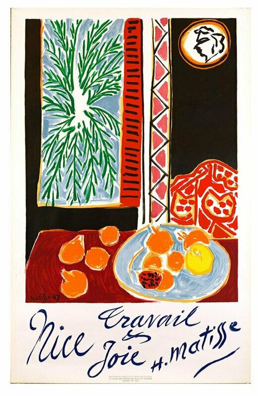 Henri Matisse Nice Travail & Joie (1947/1990s), 1947 1990s