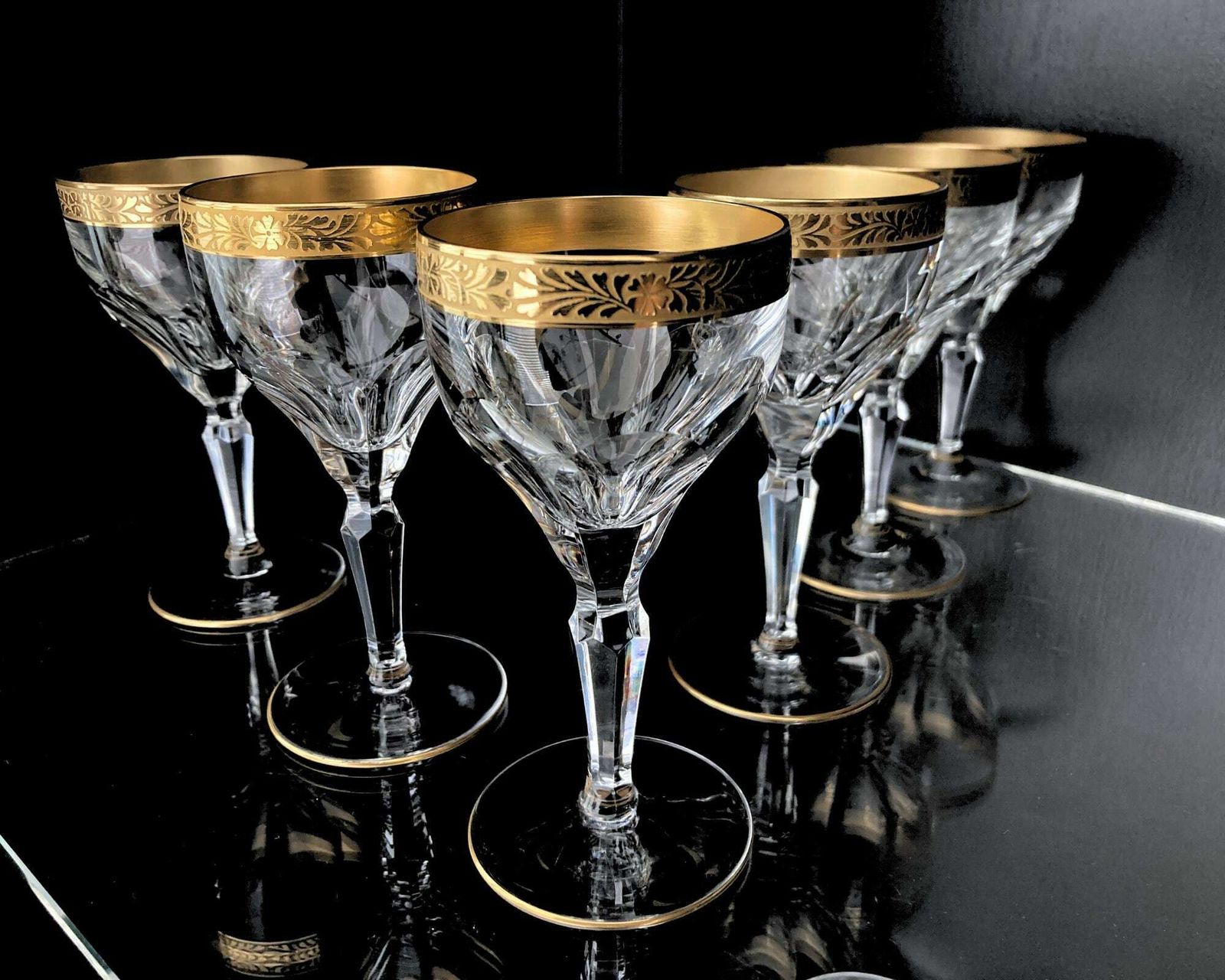 Crystal Cordial Glasses | 6pcs | Lady Hamilton Moser Oertel photo Home Decor