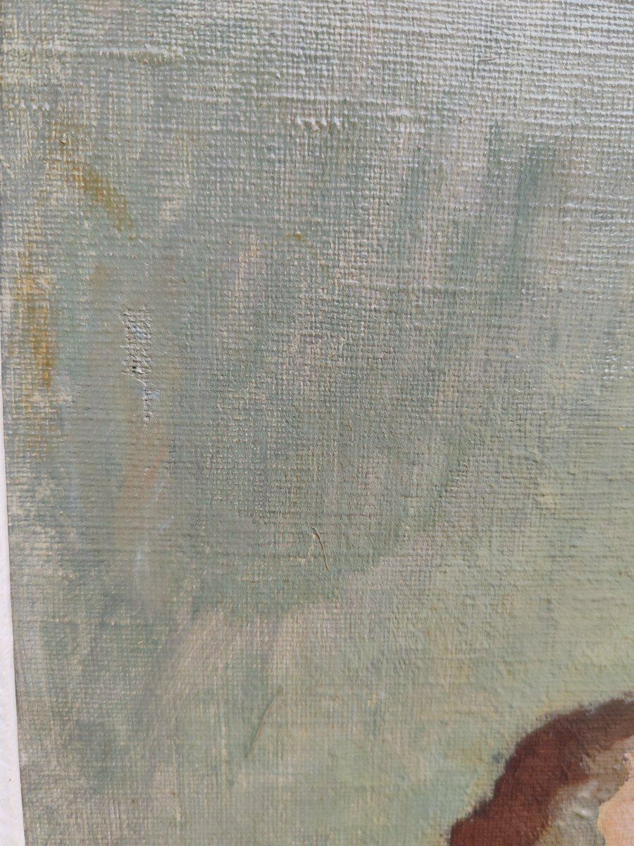 Roger Worms (1907 1980) Huile sur toile. photo for sale