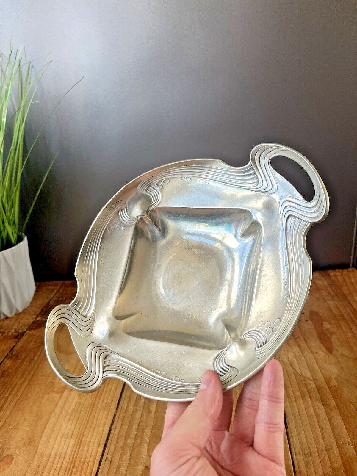 Art Nouveau Wmf Orivit Pewter Jugendstil Pedestal Bowl Stand Tazza Dish photo Home Decor