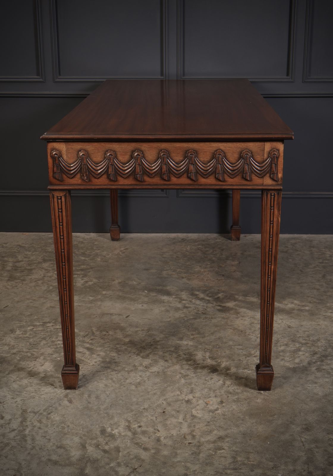 photo buy Large Sheraton Style Mahogany Serving Table
