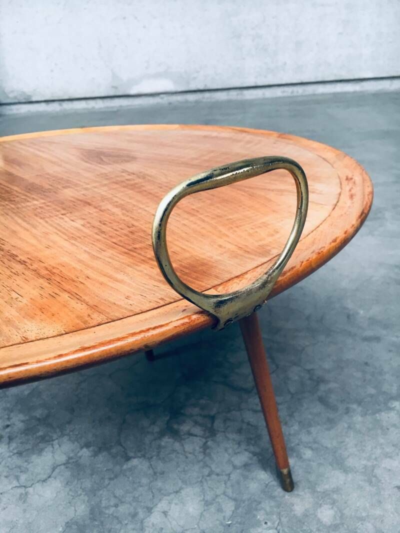 photo vinterior Midcentury Modern Design Tray Coffee Or Side Table, Italy 1960's