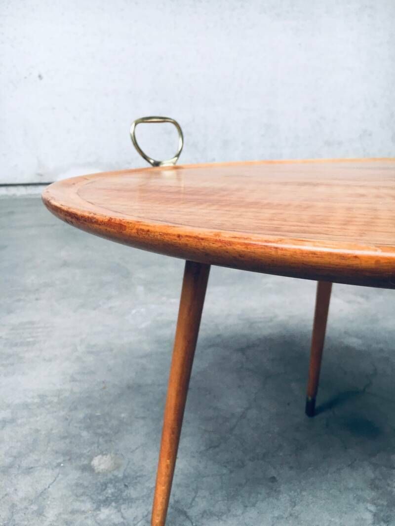 photo vintage Midcentury Modern Design Tray Coffee Or Side Table, Italy 1960's