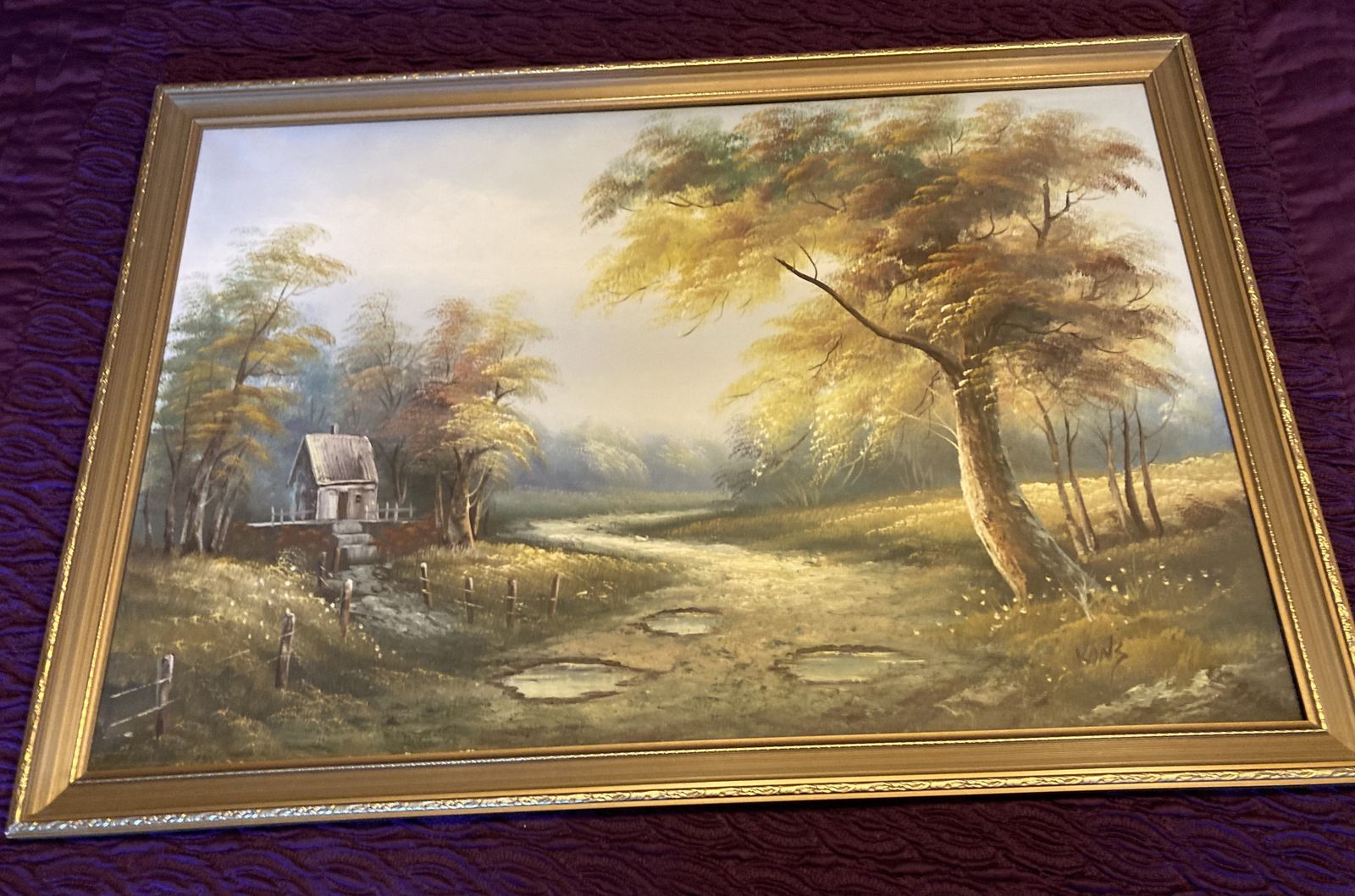 Original Landscape Oil Painting By Kanz photo Art