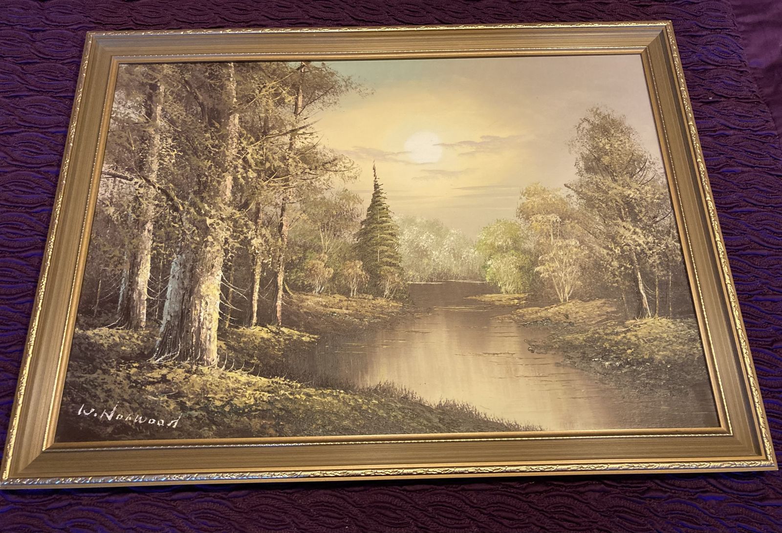 Original Landscape Oil Painting By Norwood