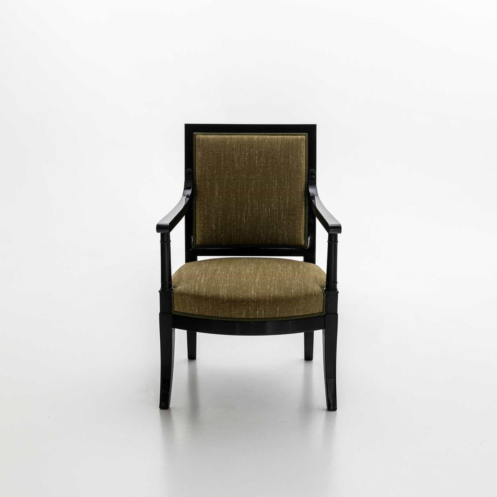 Pair Of Ebonised Armchairs, France, 1st Half 19th Century photo furniture