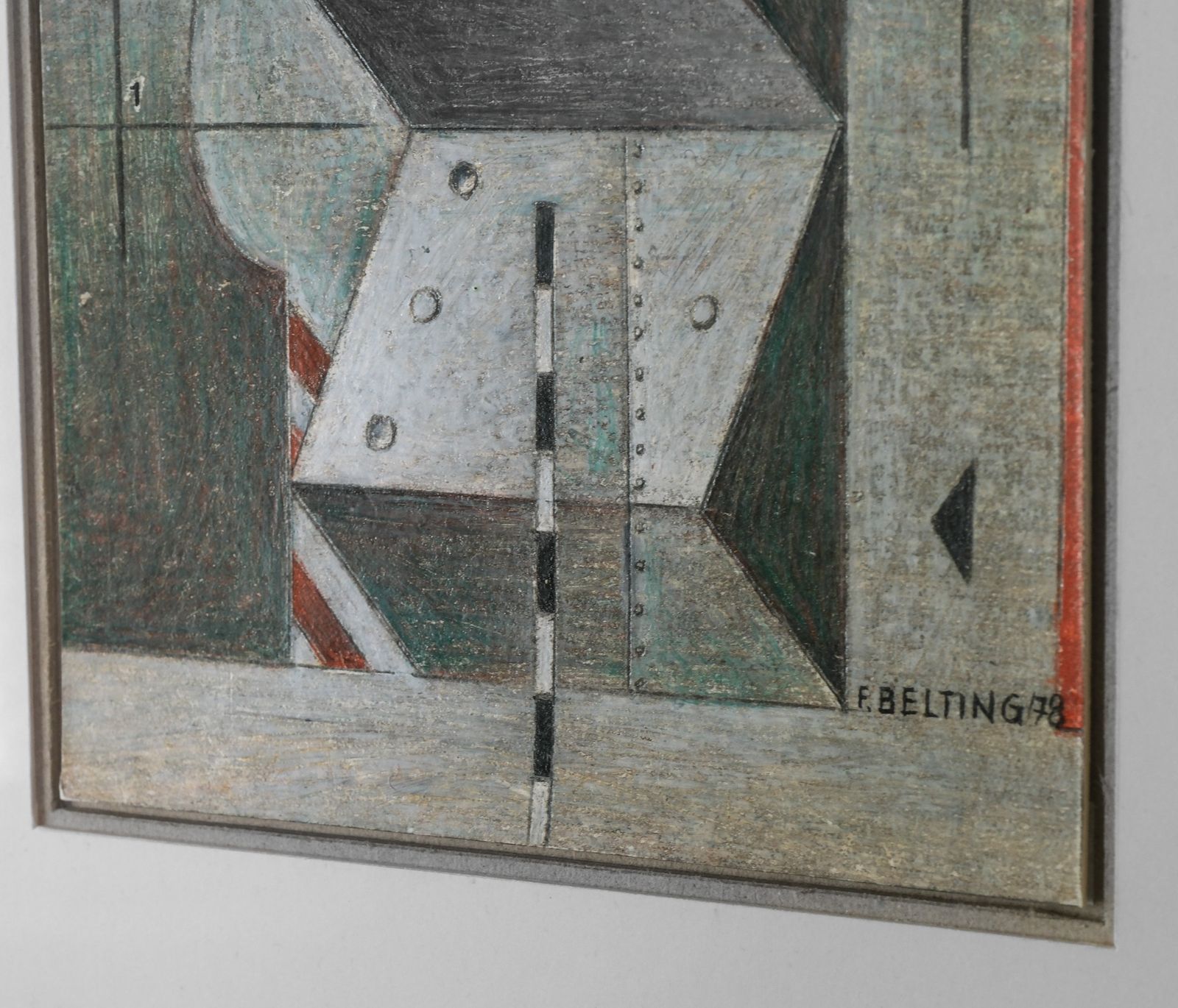 Franz Belting Abstract Wax Colours Hannover Projekt Verm 1978 Industrial photo 775.0