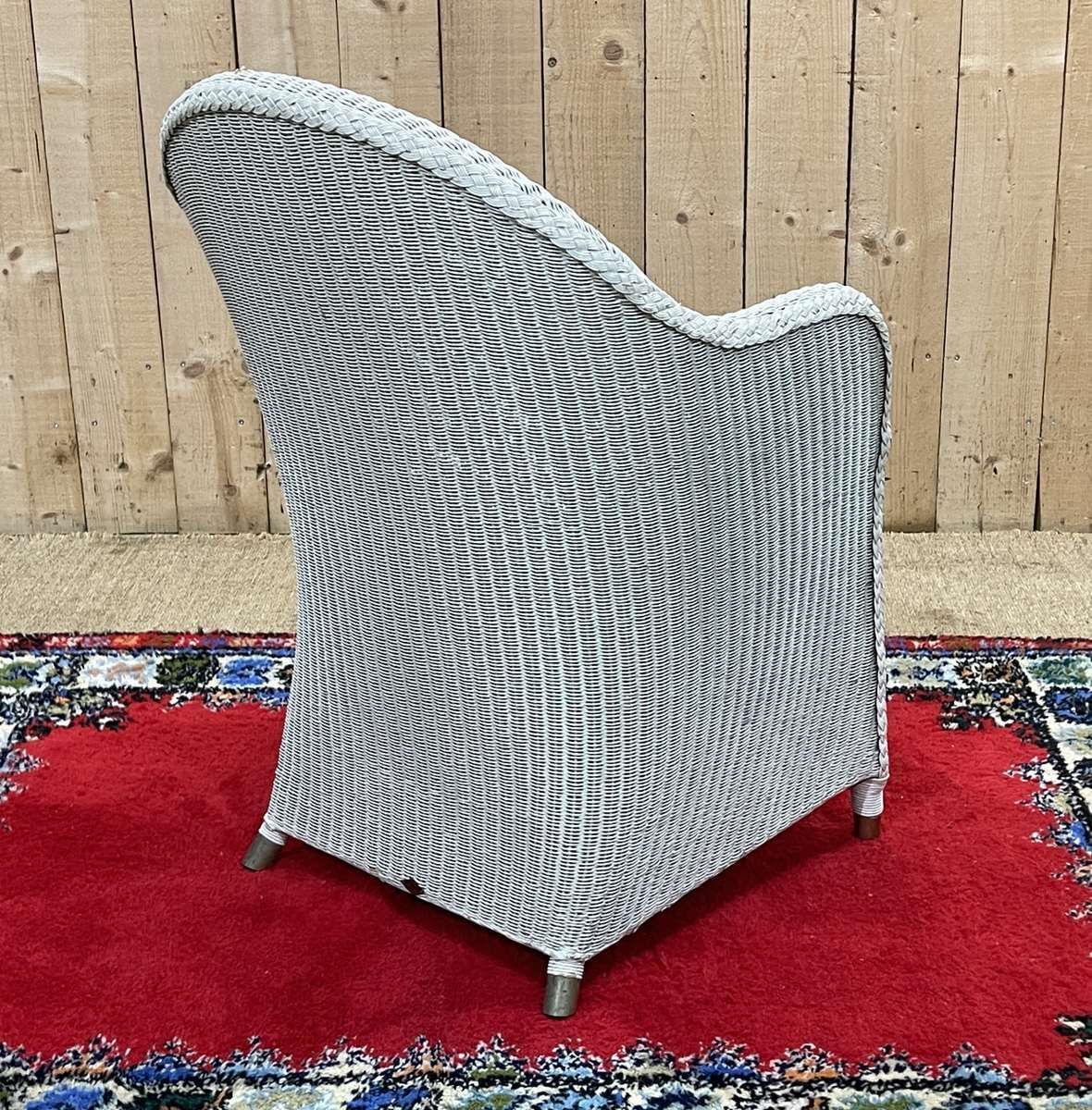 Lloyd Loom Armchair By Vincent Sheppard photo vintage
