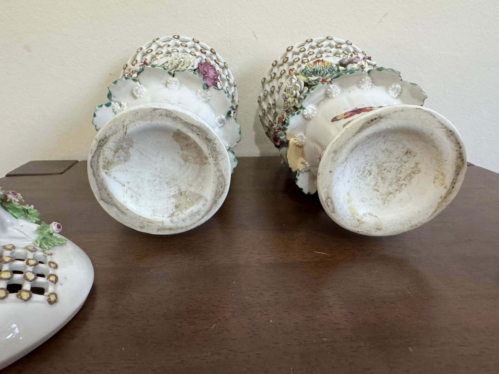 18th Century Pair Of Derby Frill Vases, Circa 1760 photo 3500.0