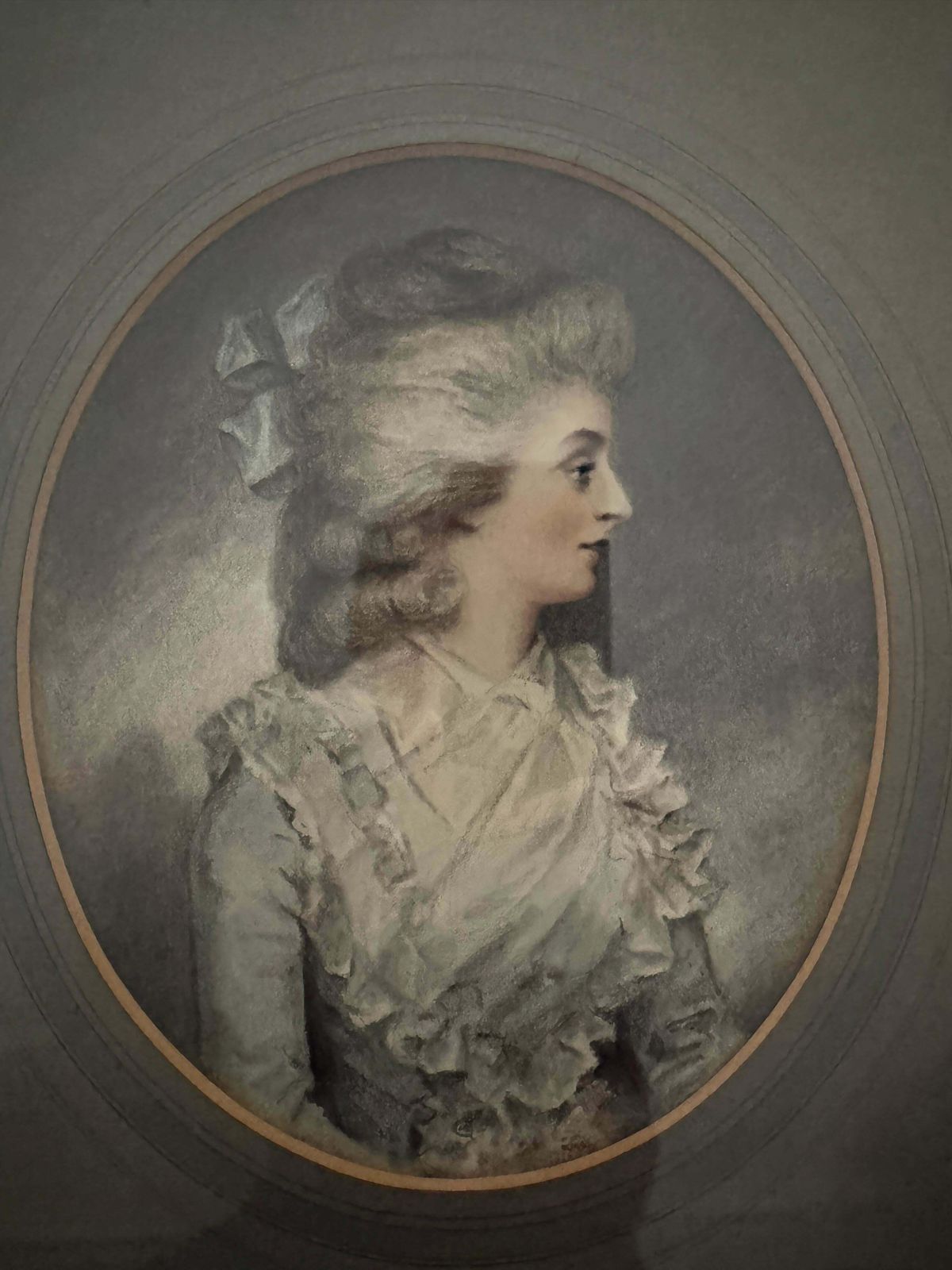 photo furniture Late 19th Century Pencil & Watercolour Portraits (Set Of 8)