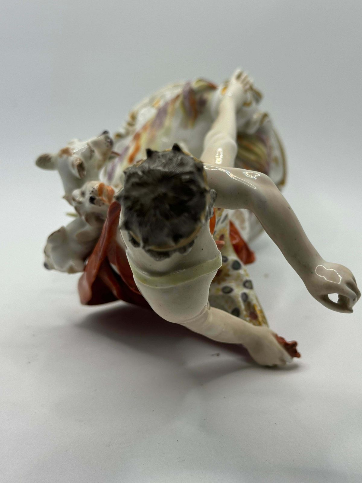 photo vinterior 18th Century Derby Porcelain Figure Group Of Pluto And Cerberus