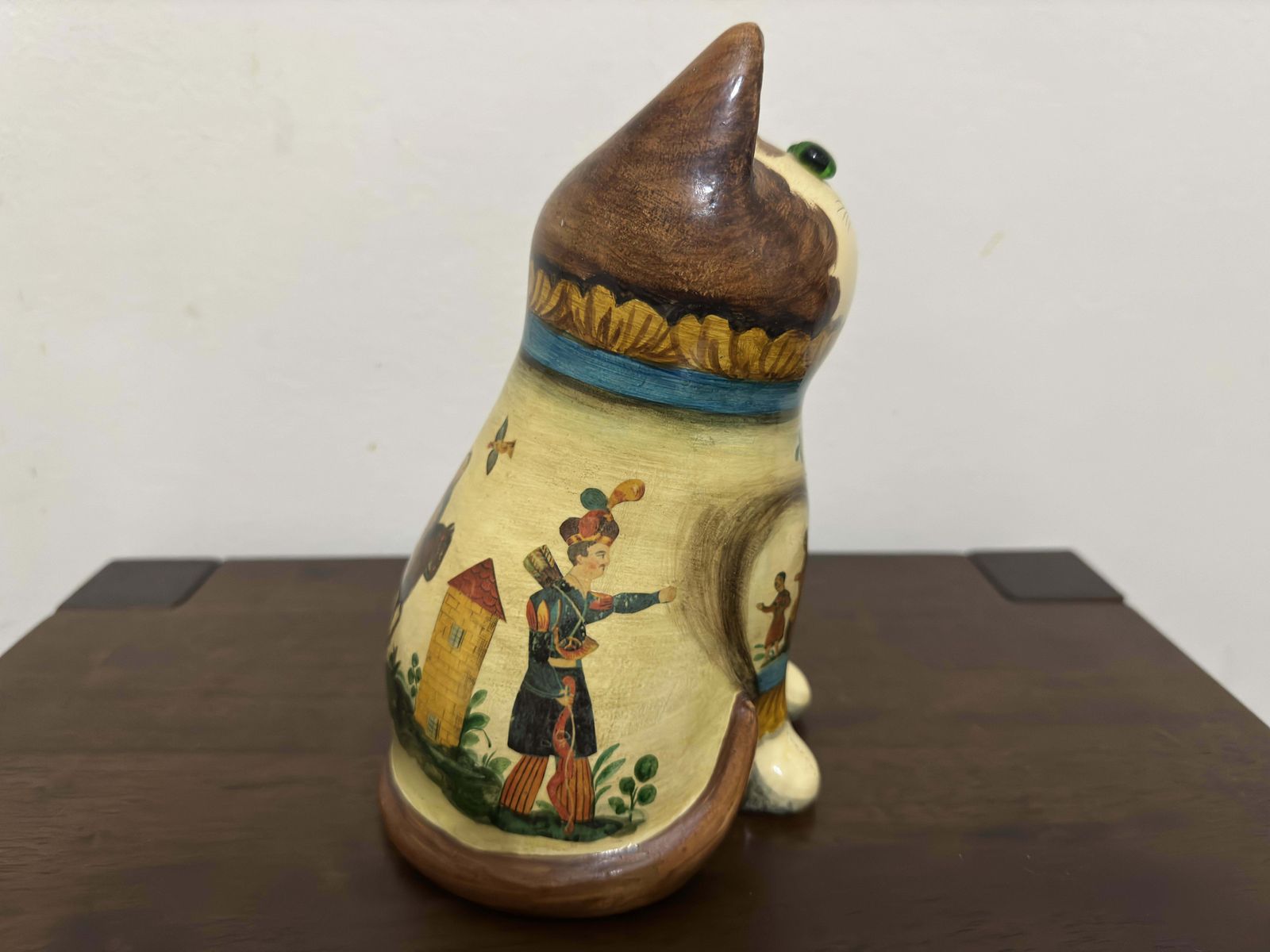 Joan And David De Bethel Papier Mache Cat  1977 photo for sale