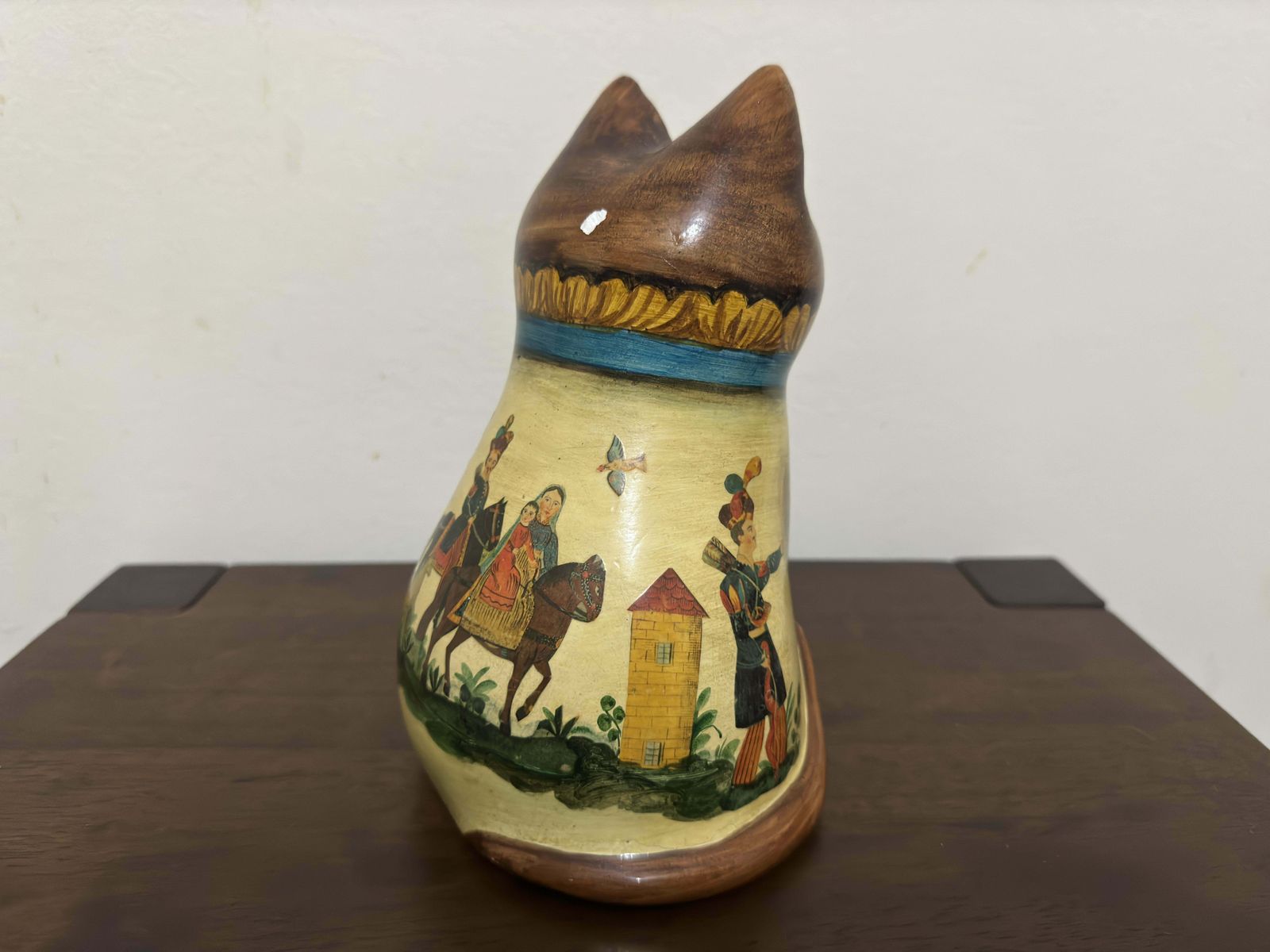 Joan And David De Bethel Papier Mache Cat  1977 photo Art