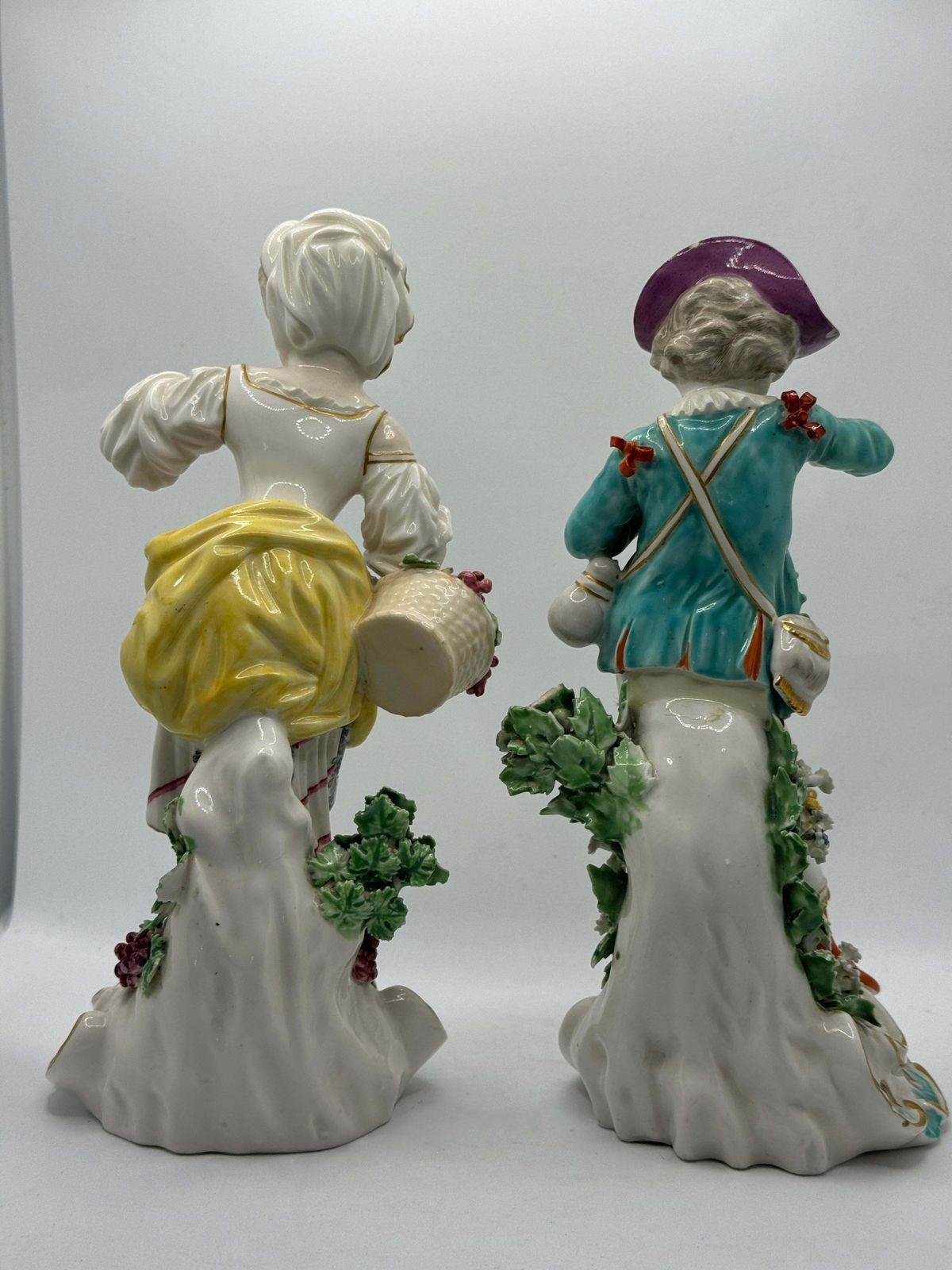 Pair Of 19th Century Samson Derby Figures Of Autumn & Spring photo 1200.0