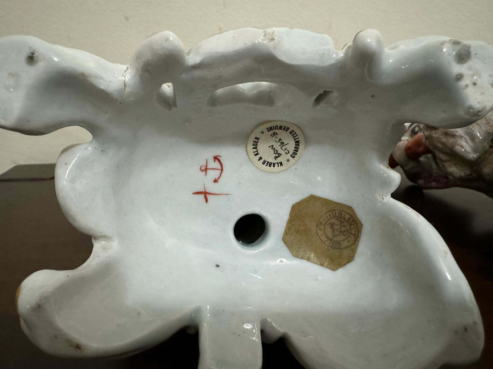 5000.0 Pair Of Bow Porcelain Element Figures, "Water" And "Land" , Circa 1765 photo