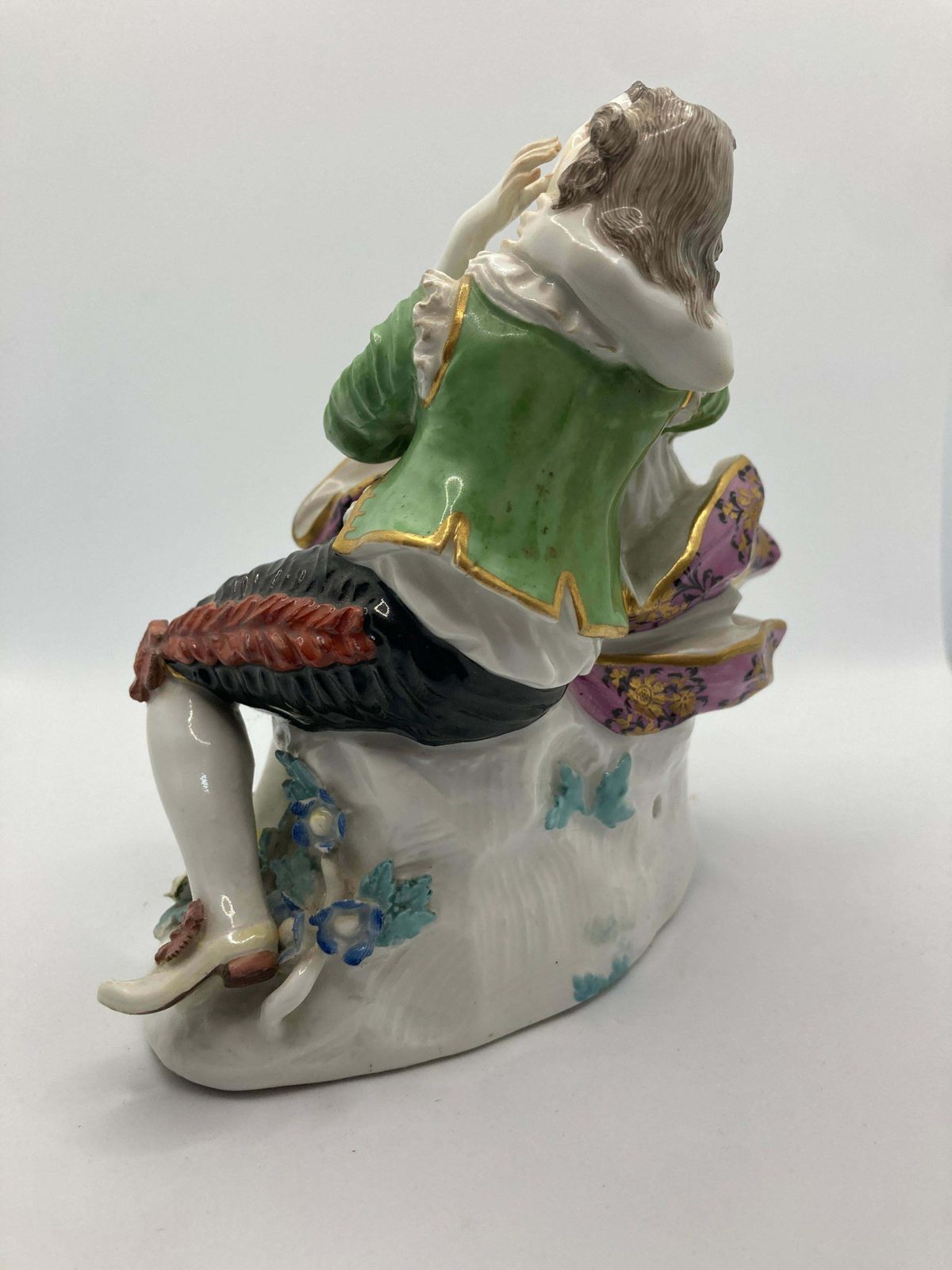18th Century Meissen Porcelain Figurine, 'Pair Of Lovers',  Model No 571 photo Home Decor