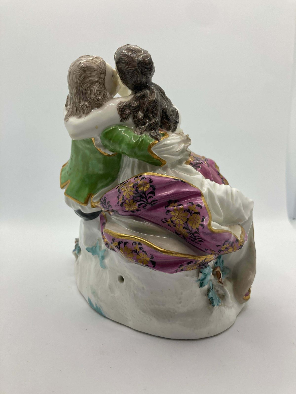 18th Century Meissen Porcelain Figurine, 'Pair Of Lovers',  Model No 571 photo buy