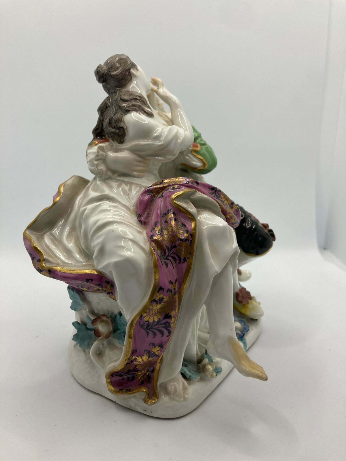 photo for sale 18th Century Meissen Porcelain Figurine, 'Pair Of Lovers',  Model No 571