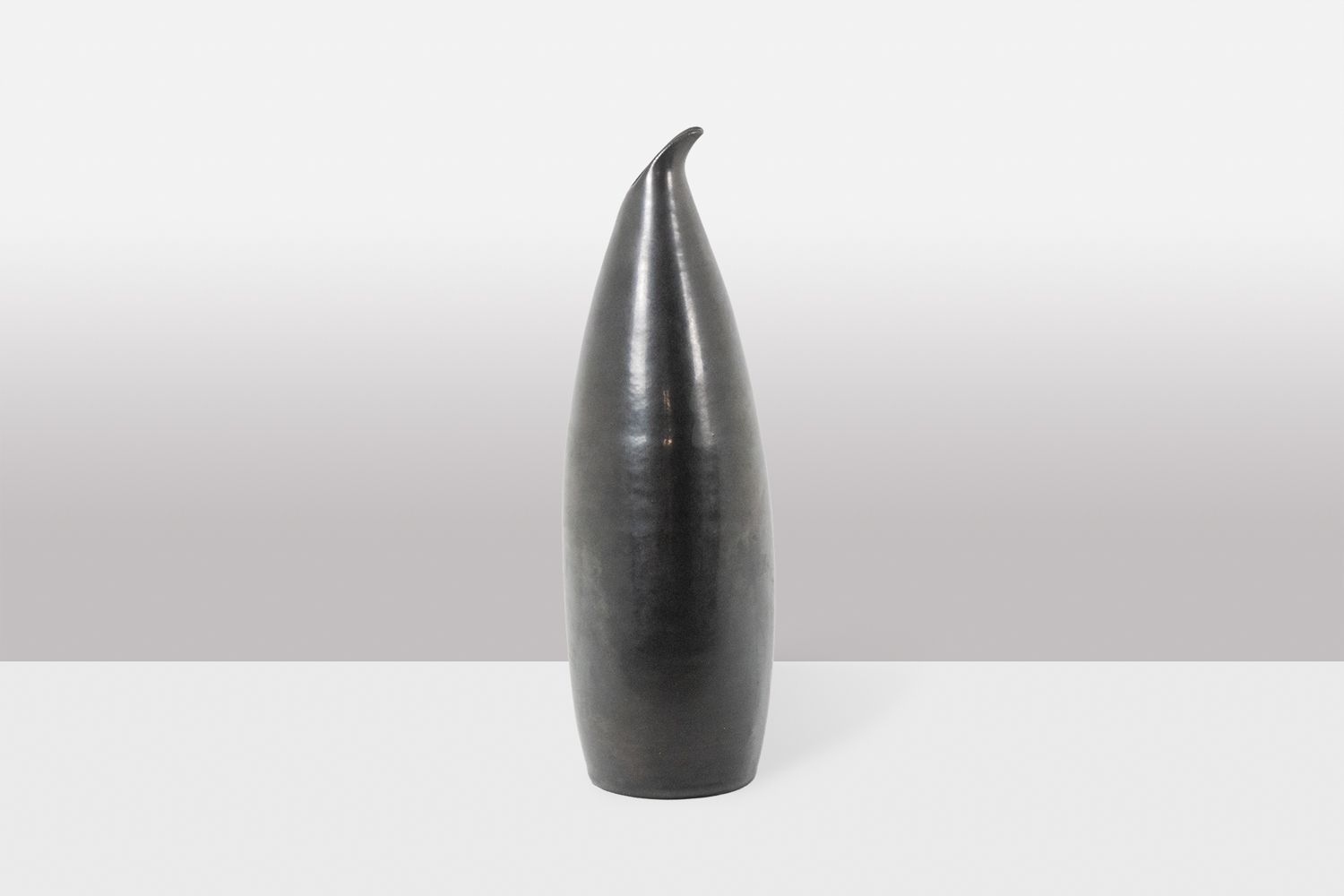 Les Potiers D’accolay. Vase In Turned Earthenware. Circa 1955. Ls5990509h photo for sale