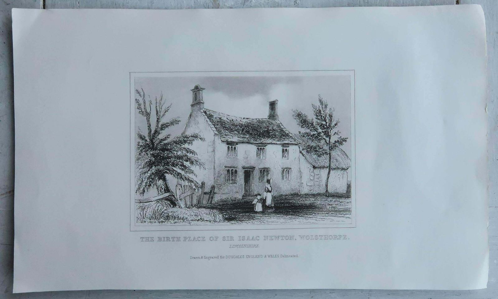 Set Of 18 Antique Prints Of English Country Cottages, Circa 1840 photo for sale