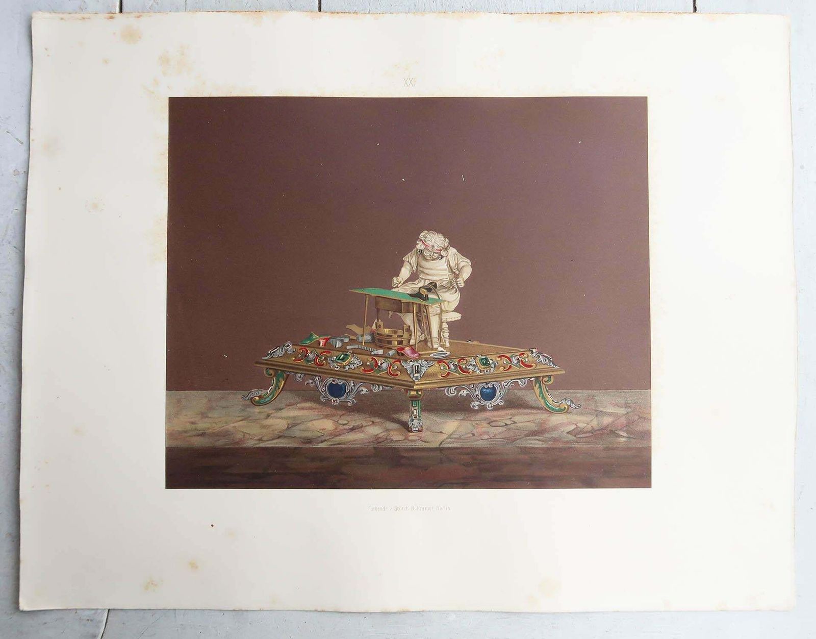 Set Of 8 Large Antique Prints Of European Renaissance Art Treasures. 1862 photo 120.0