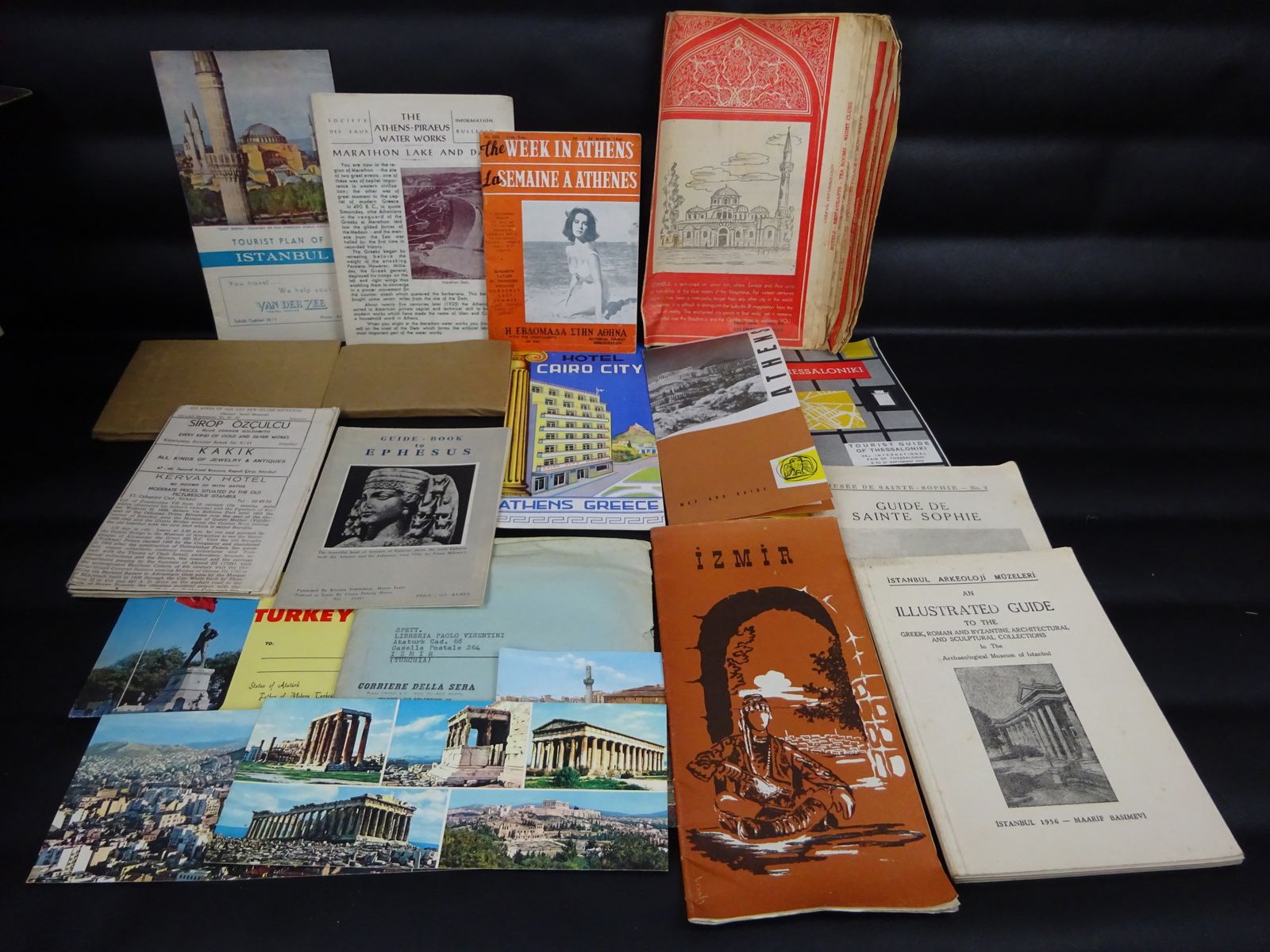 Collectable Original 50s/60s Travel Leaflets/Ephemera Turkey & Greece photo furniture