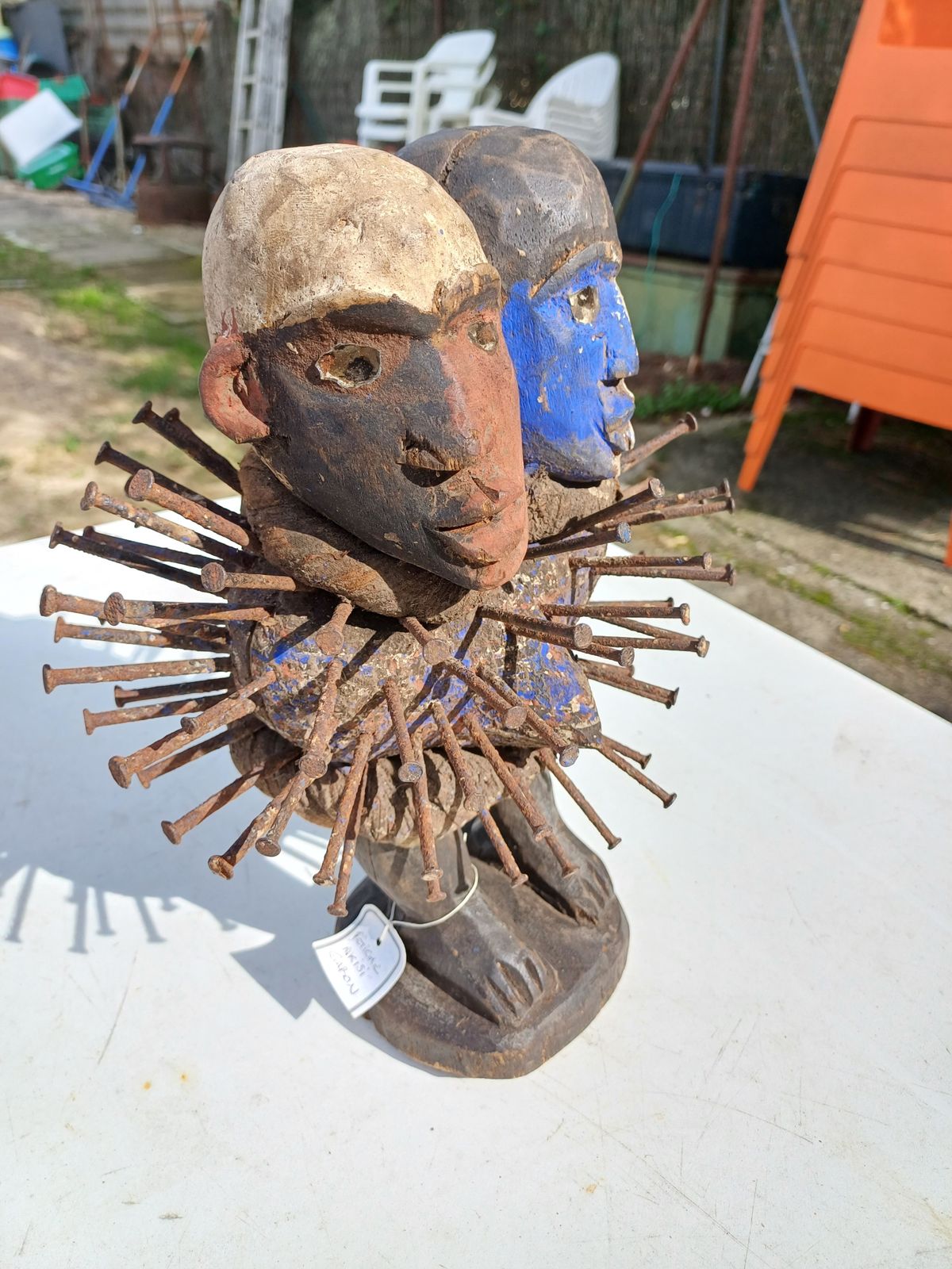 African Fetish Gabon Nkisi, 1950s photo furniture