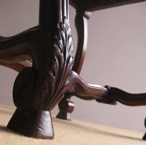 Baroque Style Loose Cushioned Stool photo 385.0