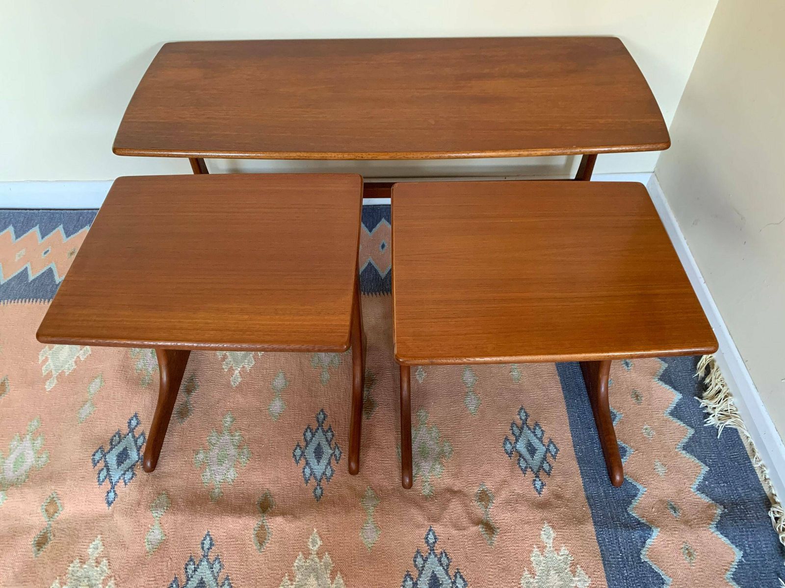 Side By Side Nest Of Tables In The Style Of Victor Wilkins For G Plan photo 275.0