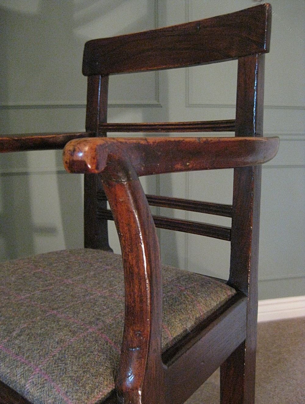 Elm Georgian Child’s High Chair
