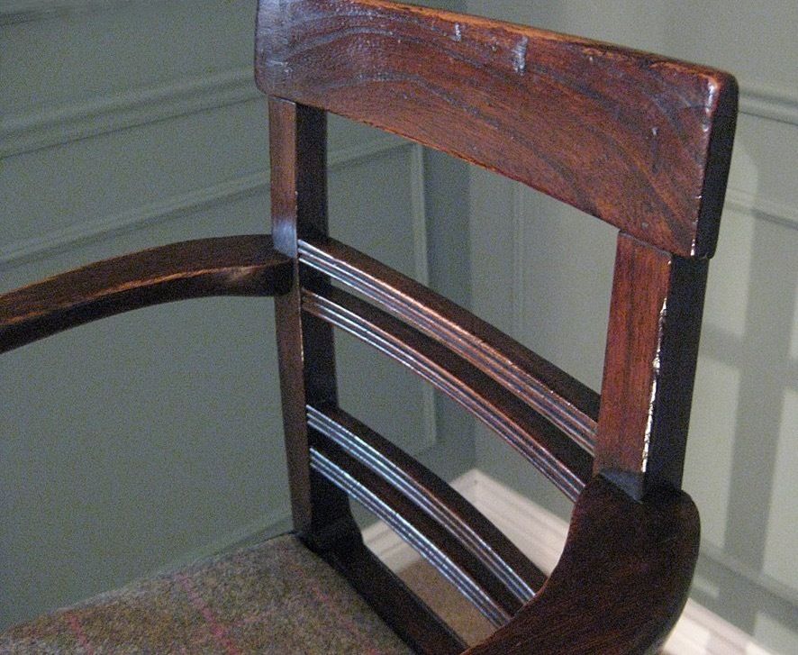Elm Georgian Child’s High Chair photo furniture