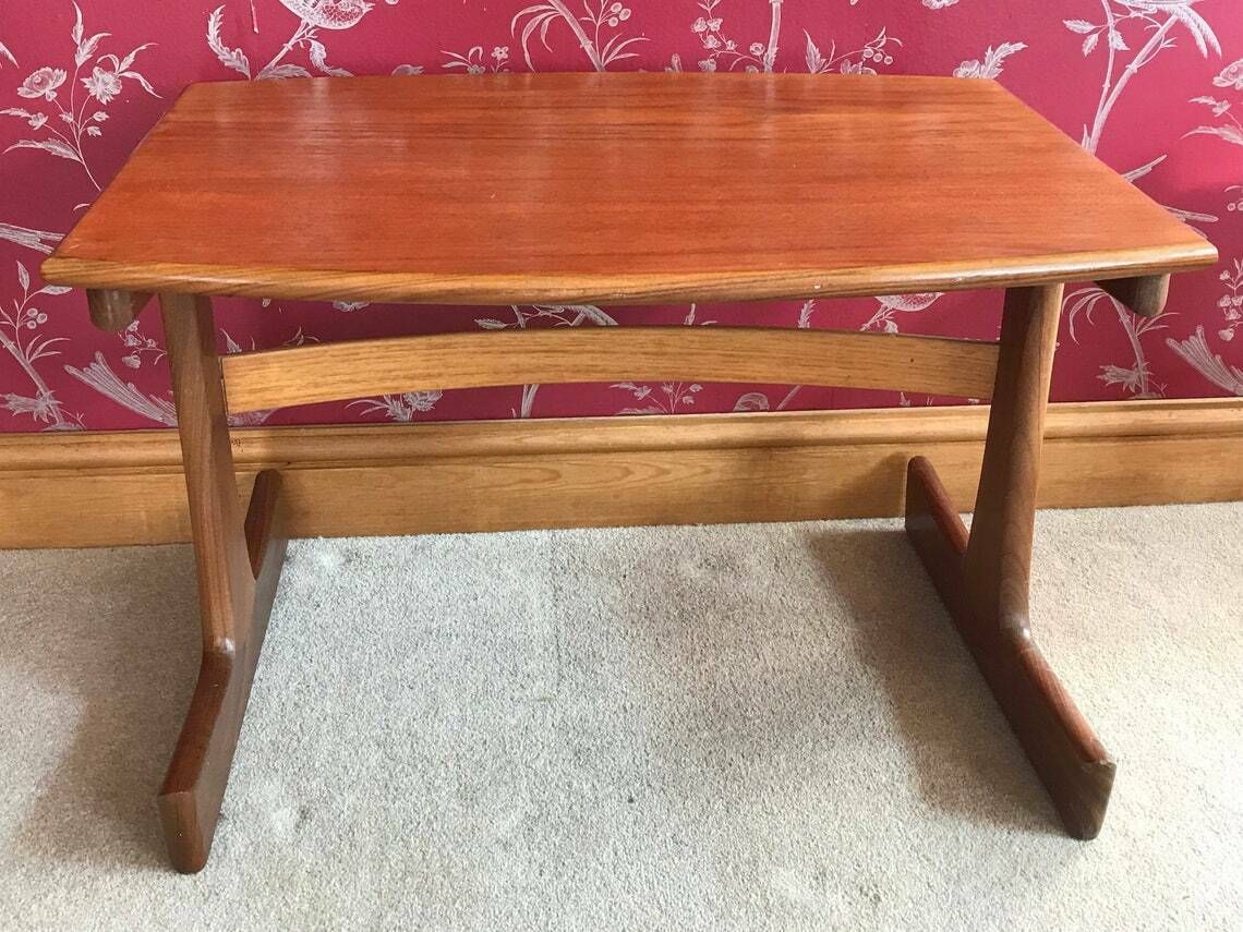 Nest Of Three Tables By G Plan From The Katrina Range In Teak Afromosia photo for sale