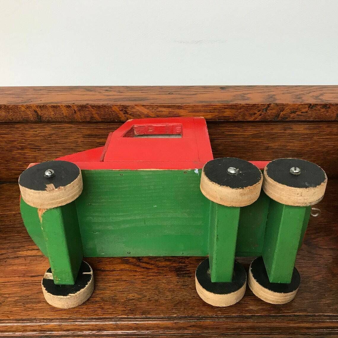 photo furniture Folk Art Shed Made Toy Articulated Tipper Truck From Belgium
